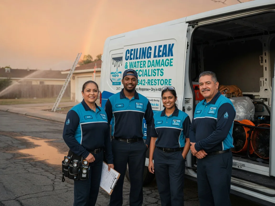 Ceiling Leak Cleanup company in West Hills, CA
